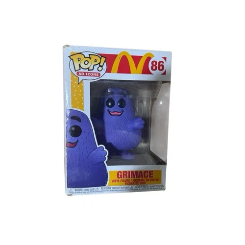 Funko Pop! Vinyl Grimace McDonald's Ad Icons #86 Vinyl Figure Collectible