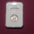1939 25C NGC MS67 - Washington Quarter chip in case