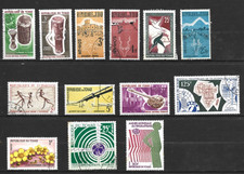 LOT DE 13 TIMBRES  / NEUFS ET OBLITERES / TCHAD / 