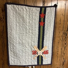 Just Born Baseball Theme Quilt 25203L 100 Cotton 32  x42  