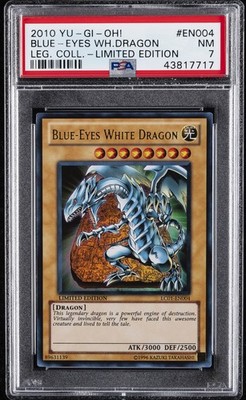 2010 YU-GI-OH! LEGEND COLL #EN004 BLUE-EYES WHITE DRAGON PSA 7 | eBay