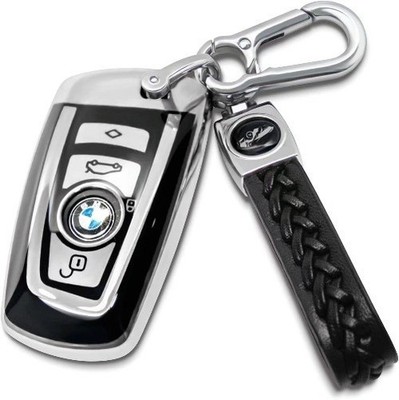 Suitable key fob cove Color: Silver Combination(type A)Size: Type a Key Cover