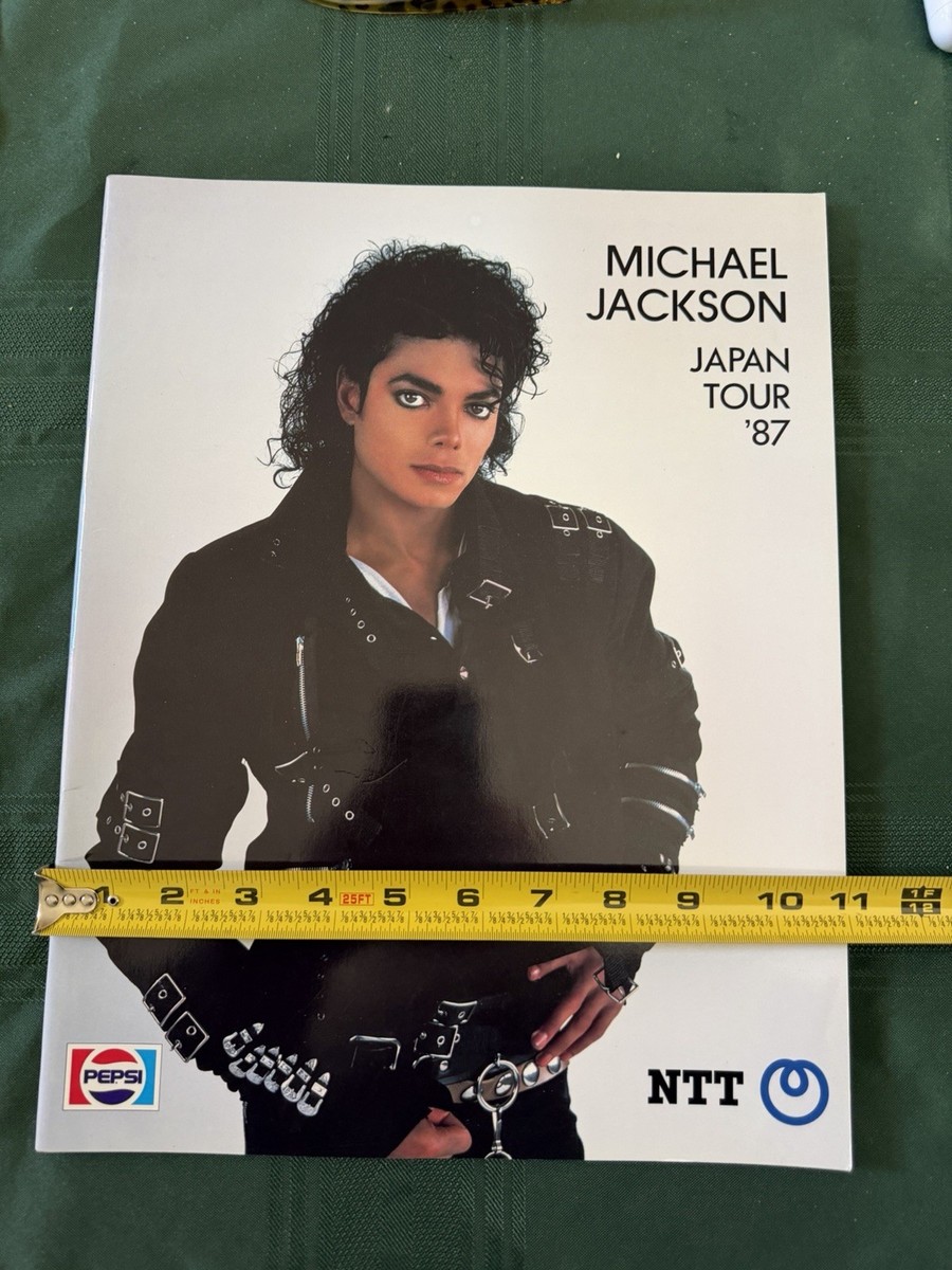 Michael Jackson BAD Japan Tour Program 1987 Original Concert Book