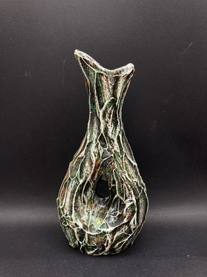 Brutalistische Kunst  Vase Mid Century Modern Biomorph 50er-60er 17cm