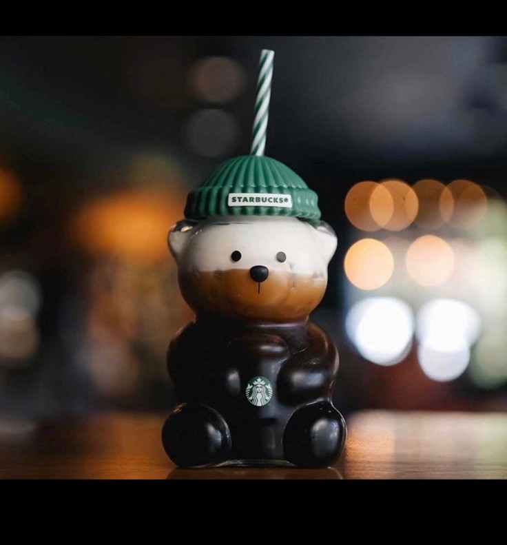 VIRAL 2025 STARBUCKS HOLIDAY BEARISTA GLASS COLD CUP 20 OZ LIMITED EDITION  | eBay