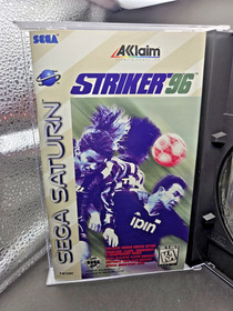 Striker 96 (Sega Saturn, 1996) COMPLETE!! W/ foam insert and registration card!!