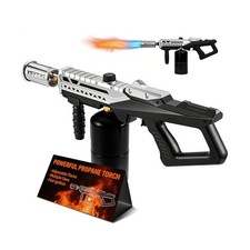 Flame Thrower Gun | Propane Torch Gun Flamethrower with Adjustable Flame | Fl...