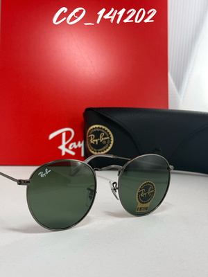 【最終値下げ】【美品】Ray-Ban RB3447 ラウンドG15 グリーン Ray-Ban RB3447 Round Metal Sunglasses Silver Frame Green G-15 Lens