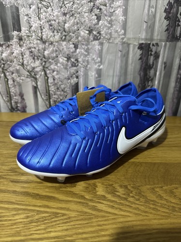 NIKE LEGEND 10 PRO FG FOOTBALL BOOTS BLUE MENS SIZE UK 9 EUR 44 DV4333-400 - 第 8/10 張圖片