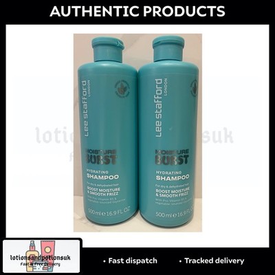 2 x Lee Stafford MOISTURE BURST Shampoo 500ml