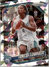2025 Panini Prizm WNBA Teresa Edwards #126 Ice Prizms Minnesota Lynx