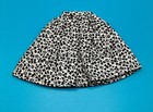 Vintage 1962 Barbie MIX & MATCH black & white floral PAK GATHERED SKIRT — photo 1