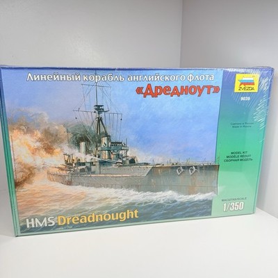ZVEZDA HMS Dreadnought Battleship #9039 1/350 Scale Sealed Model Kit