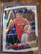 2025 Panini Prizm WNBA Damiris Dantas White Seismic Prizm #42 Indiana Fever