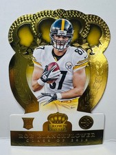 Rob Blanchflower Steelers 2014 Crown Royale Gold Die-Cut Panini RC 182 16/99