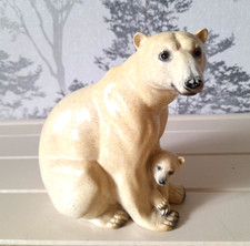 POLAR BEAR with CUB - the JULIANA PREMIUM COLLECTION (ceramic)