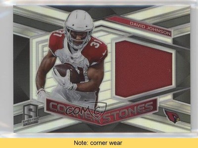 2018 Panini Spectra Cornerstone Materials 189/199 David Johnson #25 READ 7l6