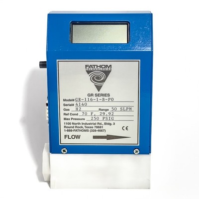 Fathom Technologies GR Series Mass Flow Meter 50 SLPM H2 250 PSIG GR-116-1-B-P0