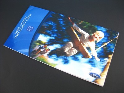 2002 Ford Taurus Windstar Crown Victoria E-Series Van Brochure /w Color Charts