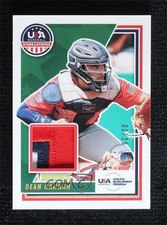 2022 Panini USA Baseball Stars & Stripes Materials Prime 1/25 Dean Hannah 03mf