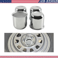 Chrome Trailer Wheel Center Caps 3.19 Inch Truck Trailer Rv Hub Covers 4pcs Chrome Trailer Wheel Center Caps 3.19 Inch Truck Trailer Rv Hub Covers 4pcs