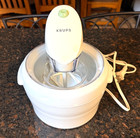 Krups La Glaciere Ice Cream & Sorbet Maker Model 358 White