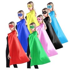 Superhero Capes and Masks for Teenagers and Adult Bulk Pack - Superhero Party