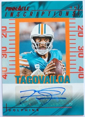 Tua Tagovailoa 2024 Panini Pinnacle Encore Inscriptions Auto /50 - Dolphins