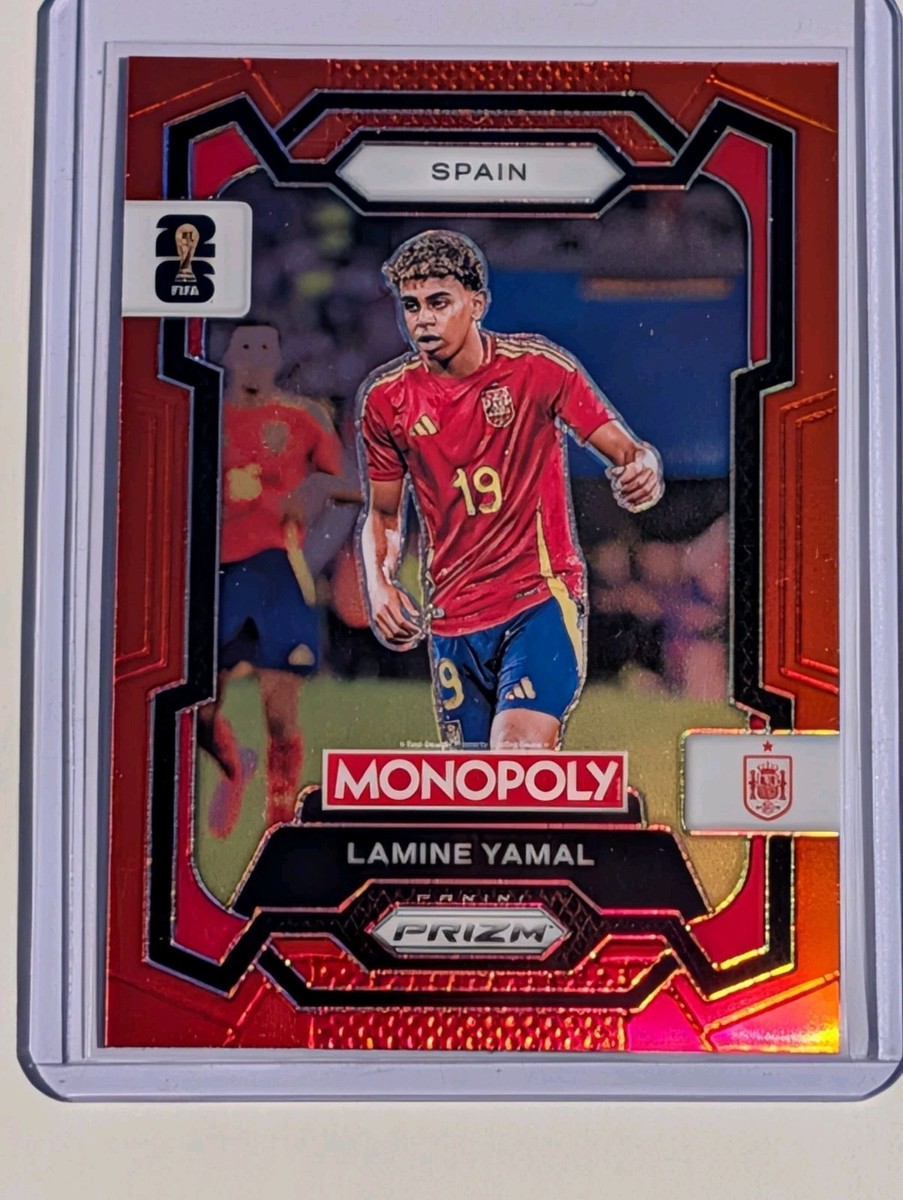 2026 Prizm Monopoly Fifa Lamine Yamal Red Prizm Color Match #41 | eBay