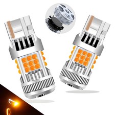 7440 LED Bulb Amber Yellow 4000 Lumens for Turn Signal Lights, CANBUS Error F...