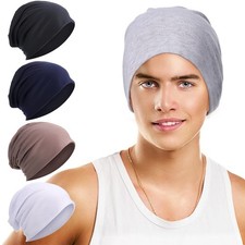 5 Pcs Unisex Slouchy Beanie Hats for Men Women Summer Chemo Headwear Lightwei...