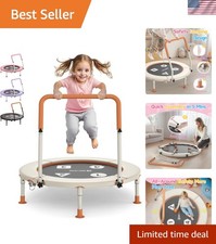 36'' Toddler Trampoline, ASTM Certified-Foldable Mini Trampolines for Kids Ag...