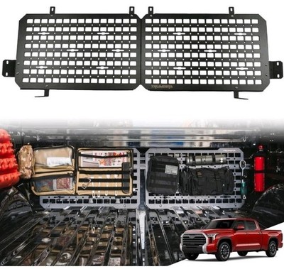 Front Bed MOLLE Panel Fit for 5.5 Feet Toyota Tundra 2022-2025 Truck Storage...