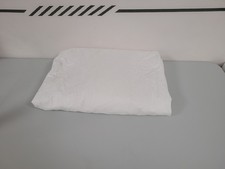 The White Company Single Row Cord Cotton Fitted Sheet Super King White RRP£38