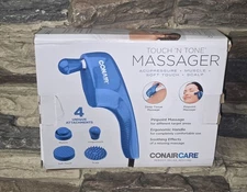 Conaircare Touch ‘N Tone Massager Acupressure Muscle Soft Touch 4 Attachments