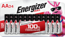 Energizer MAX AA Alkaline Batteries 24 Count Long Lasting Double A Battery