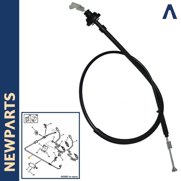 Newparts Gaszug Kabel FüR CitroËN Berlingo C5 C8 Xantia XM Xsara Picasso 1629E8-image
