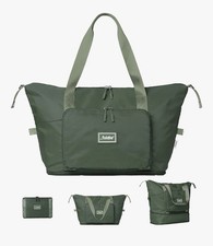 The Foldie® 4.0 Travel Duffle - Water Resistant - Expandable Bottom - Army Green