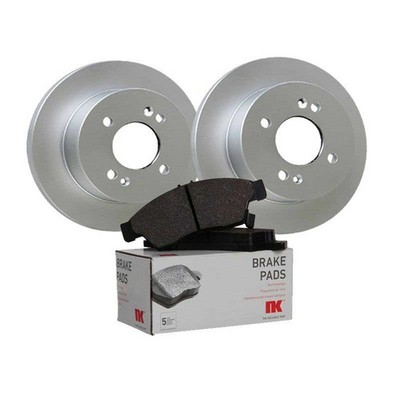 NK Rear Brake Discs and Pad Set for Citroen C4 VTS 2.0 Nov 2004 to Nov 2010