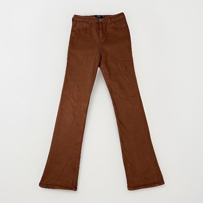 Hollister Ultra High-Rise Boot Pants Womens 9L Brown Classic Stretch Bootcut