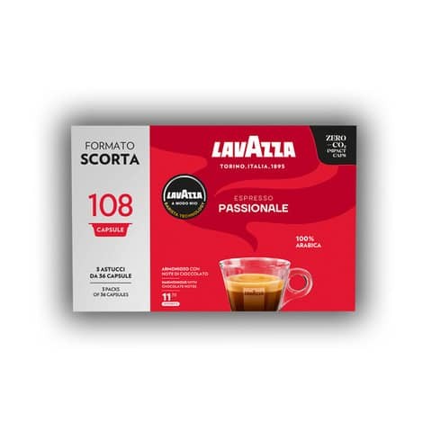 Passionale 108 pz capsule originali caffè per macchine da caffe a modo mio - Immagine 3