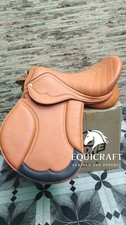 Leather Close Contact Horse Saddle  English Riding Training Saddle