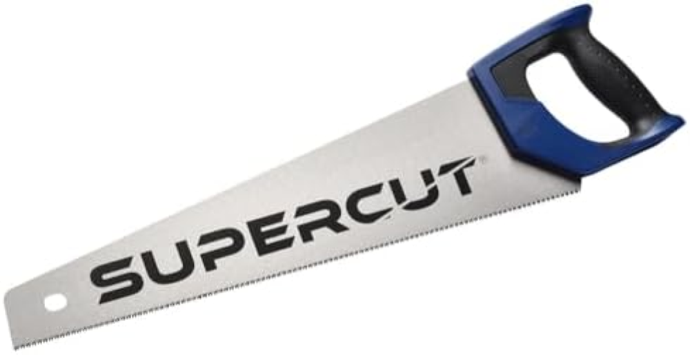 Draper 04830 Supercut Second Fix Triple Ground Handsaw, 500 mm/20", 11tpi/12ppi