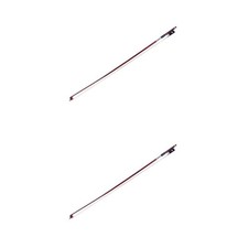 Set of 2 Fiddle Bow Parts Rosewood Violin Accessories Ebony Brazilwood