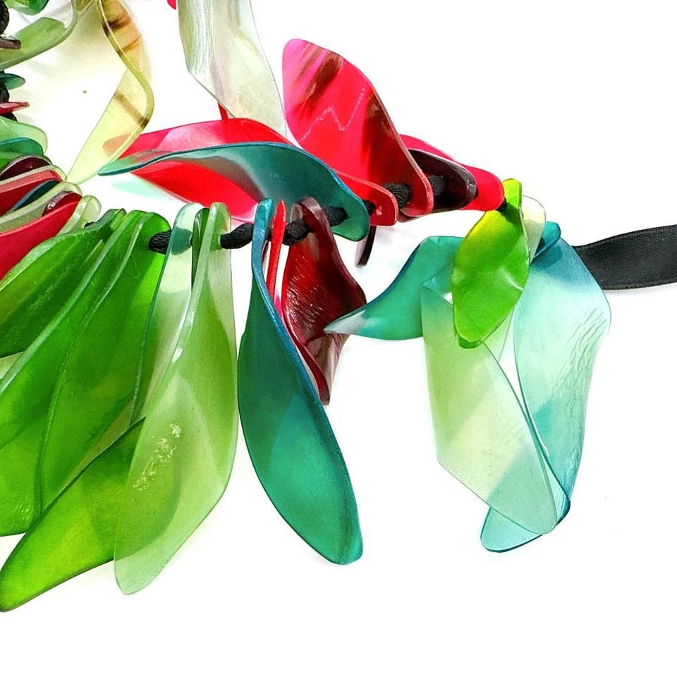 MARNI Necklace Accessories for women in Green and Pink Near Mint Rare Japan - Image 2 of 4