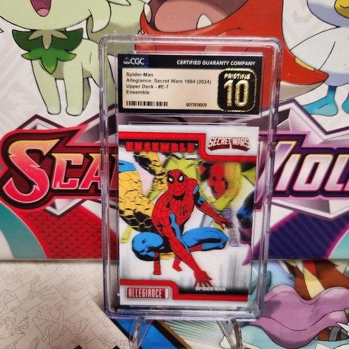 CGC 10 Pristine Spider-Man Allegiance Secret Wars Ensemble #E-7 - POP 1