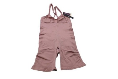 NEW Felina Bodycon Seamless Short Bodysuit Blush Pink Size L 380212