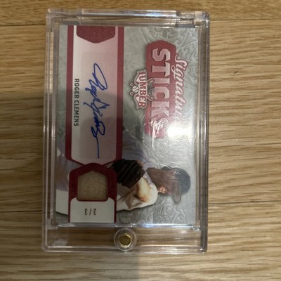 Roger Clemens 2023 Leaf Lumber Signature Stick Auto Relic #/3 SSP HOF Caliber