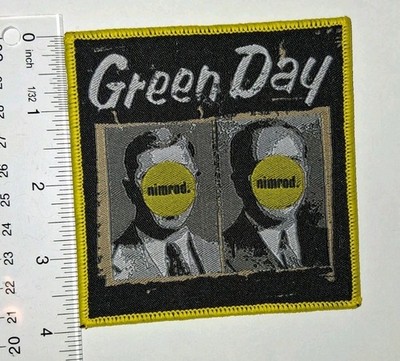 Green Day Nimrod Yellow Border Woven Patch