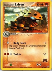 Team Magma's Lairon 20/95 EX Team Magma vs Team Aqua
